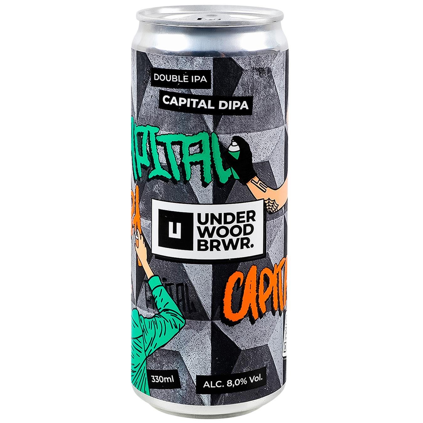 Underwood Capital Dipa світле нефільтроване 0,33 л