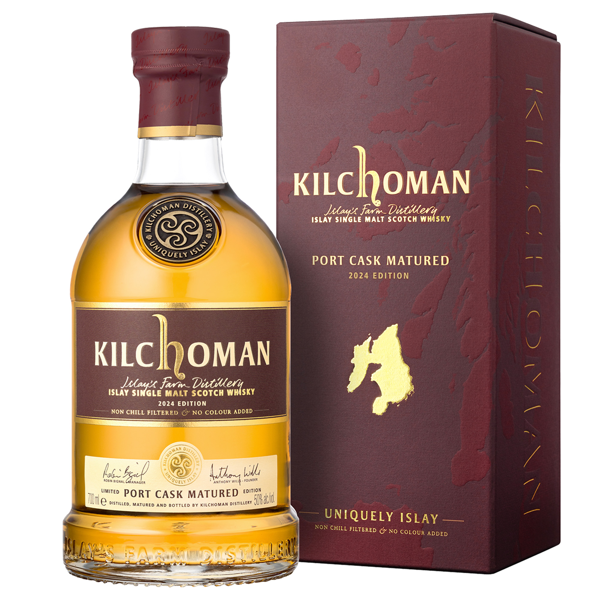 ウイスキー KILCHOMAN Cask Strength 700ml 58.3% Купити односолодовий віскі бренду Kilchoman Distillery за