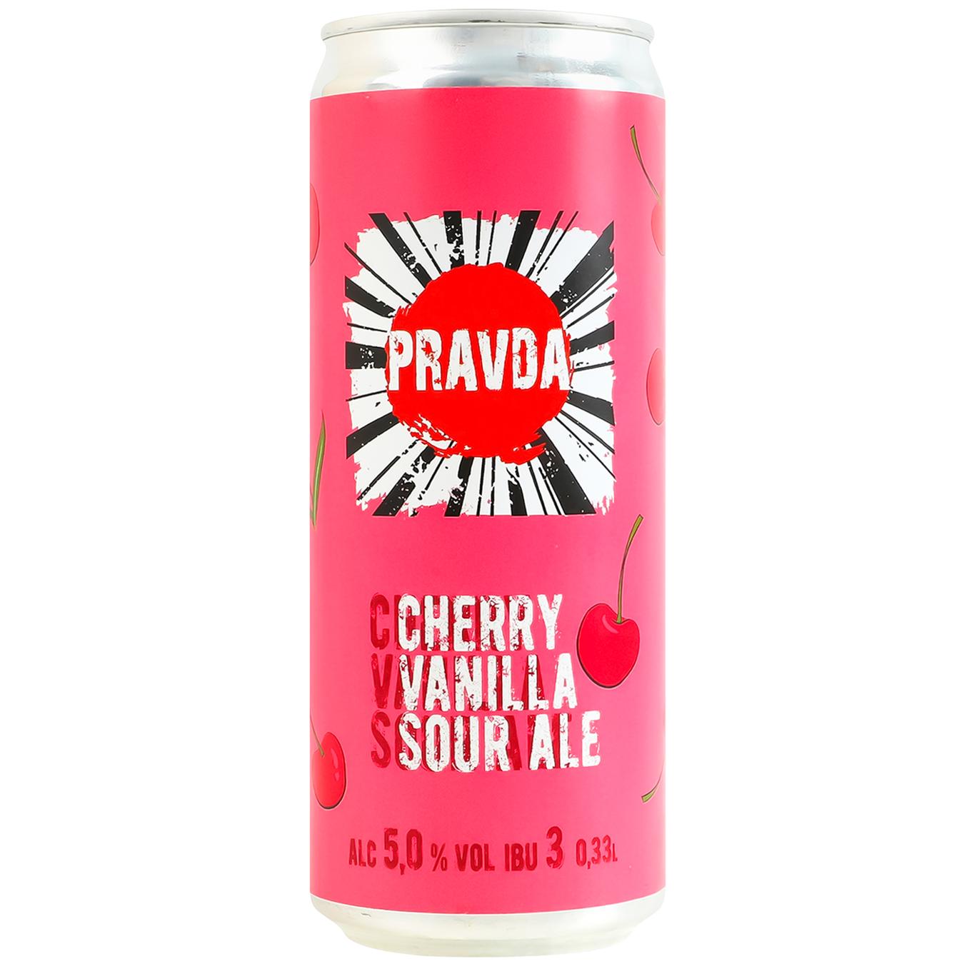 Pravda Cherry Vanilla Sour Ale світле нефільтроване 0,33 л