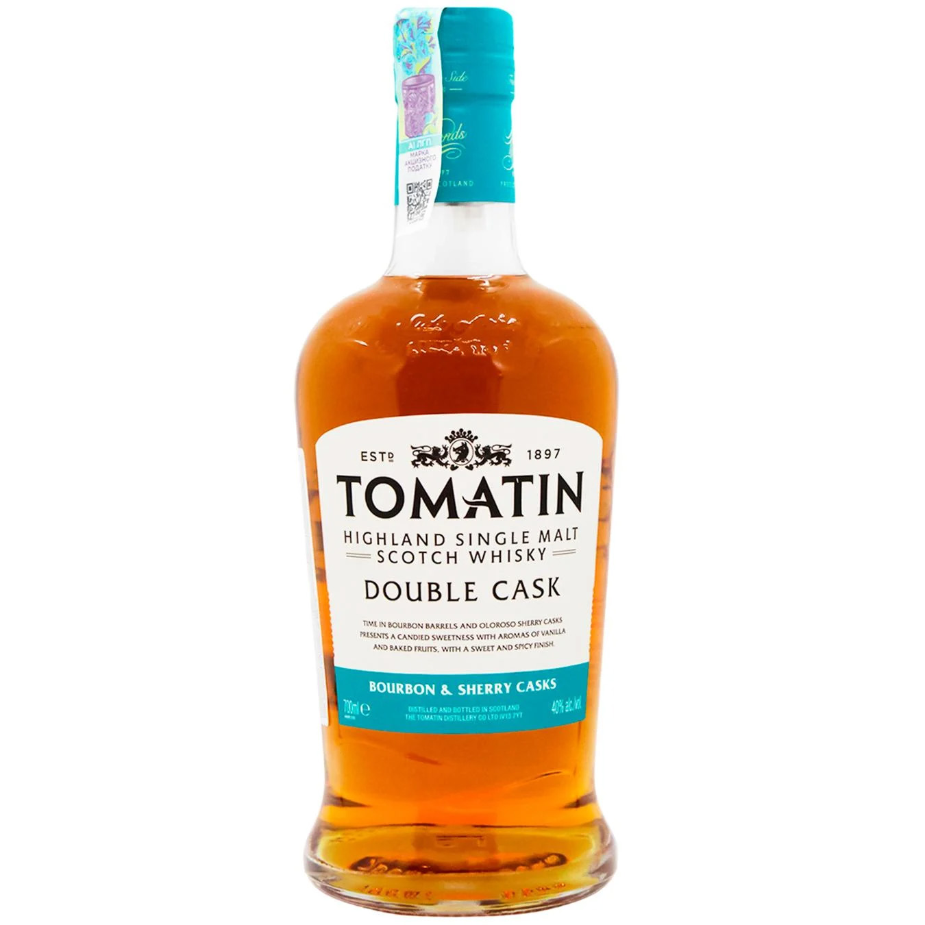 Виски односолодовый Tomatin Distillery Tomatin Double Cask 0,7 л