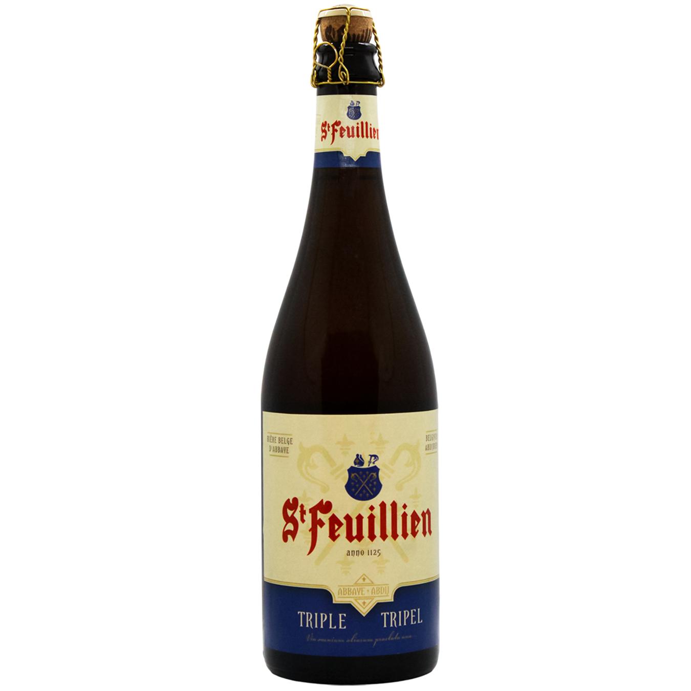 St-Feuillien Triple світле фільтроване 0,75 л