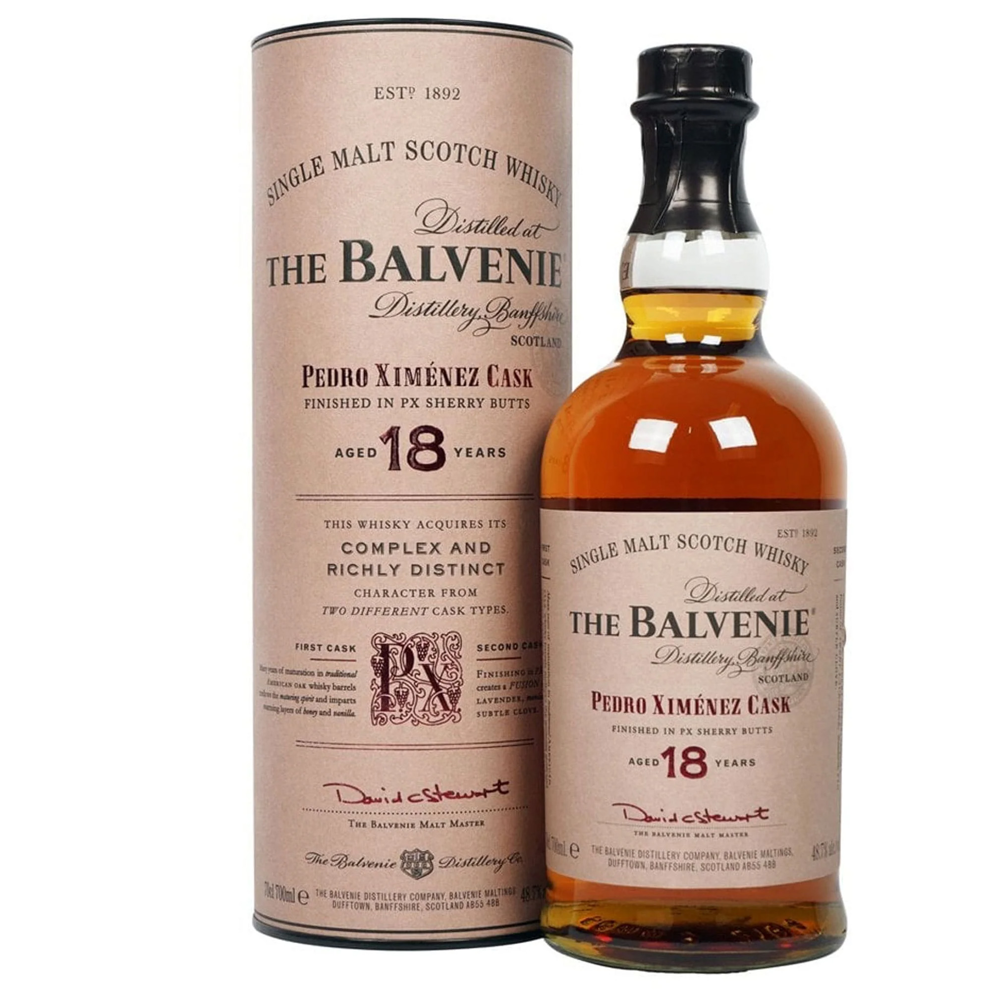 Віскі односолодовий Balvenie Pedro Ximenez Sherry Cask 18 Y.O 0,7 л