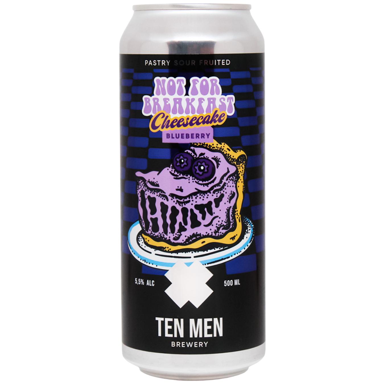 Ten Men Blueberry Cheesscake світле нефільтроване 0,5 л