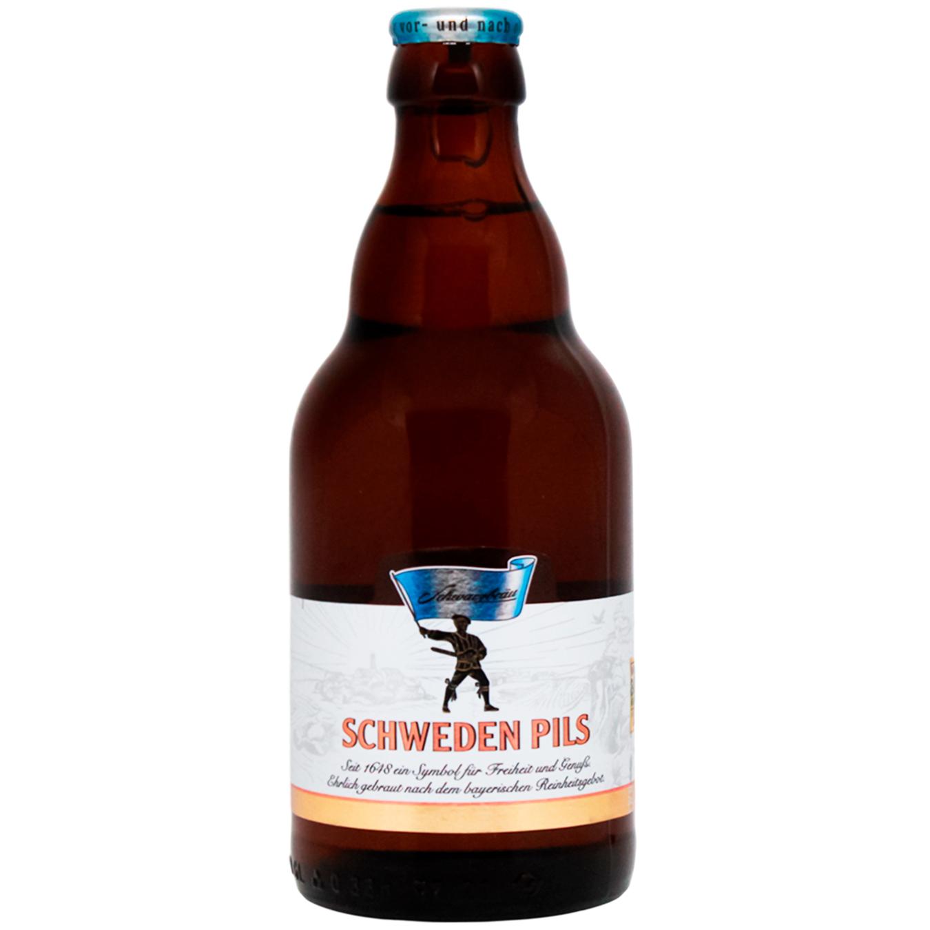 Schweden Pils Schwarzbrau світле фільтроване 0,33 л