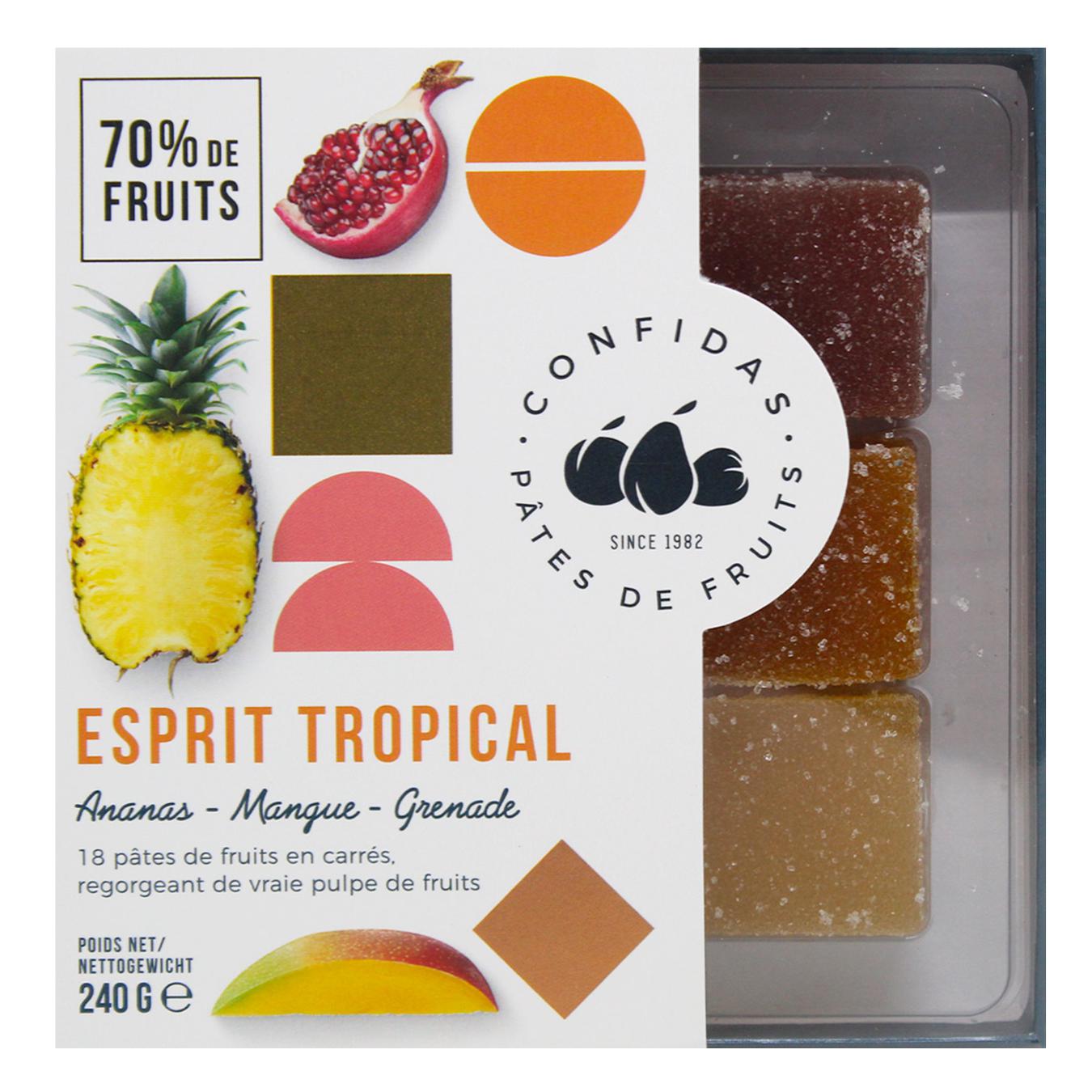 Конфеты Желейные Esprit Tropical Confidas 240 г купить по лучшей цене в ...