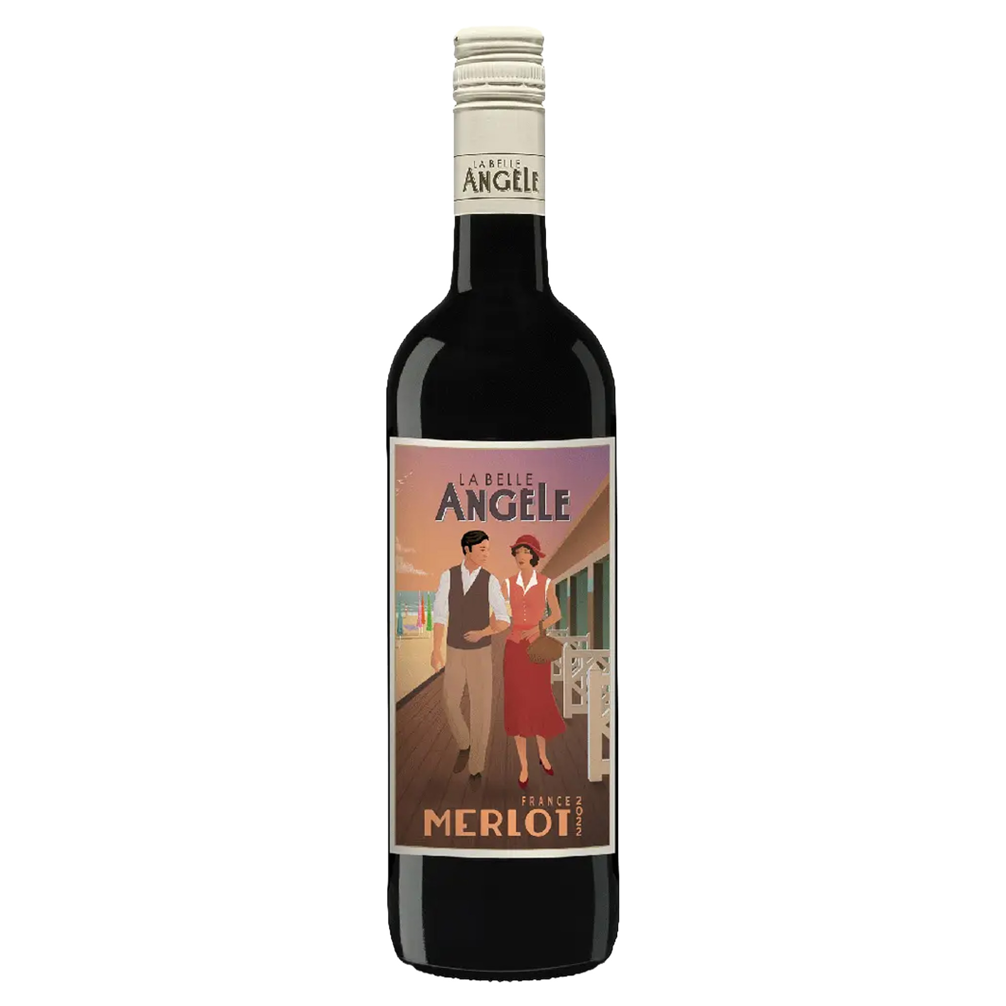 Вино сухое красное La Belle Angele Merlot 0,75 л купить по лучшей