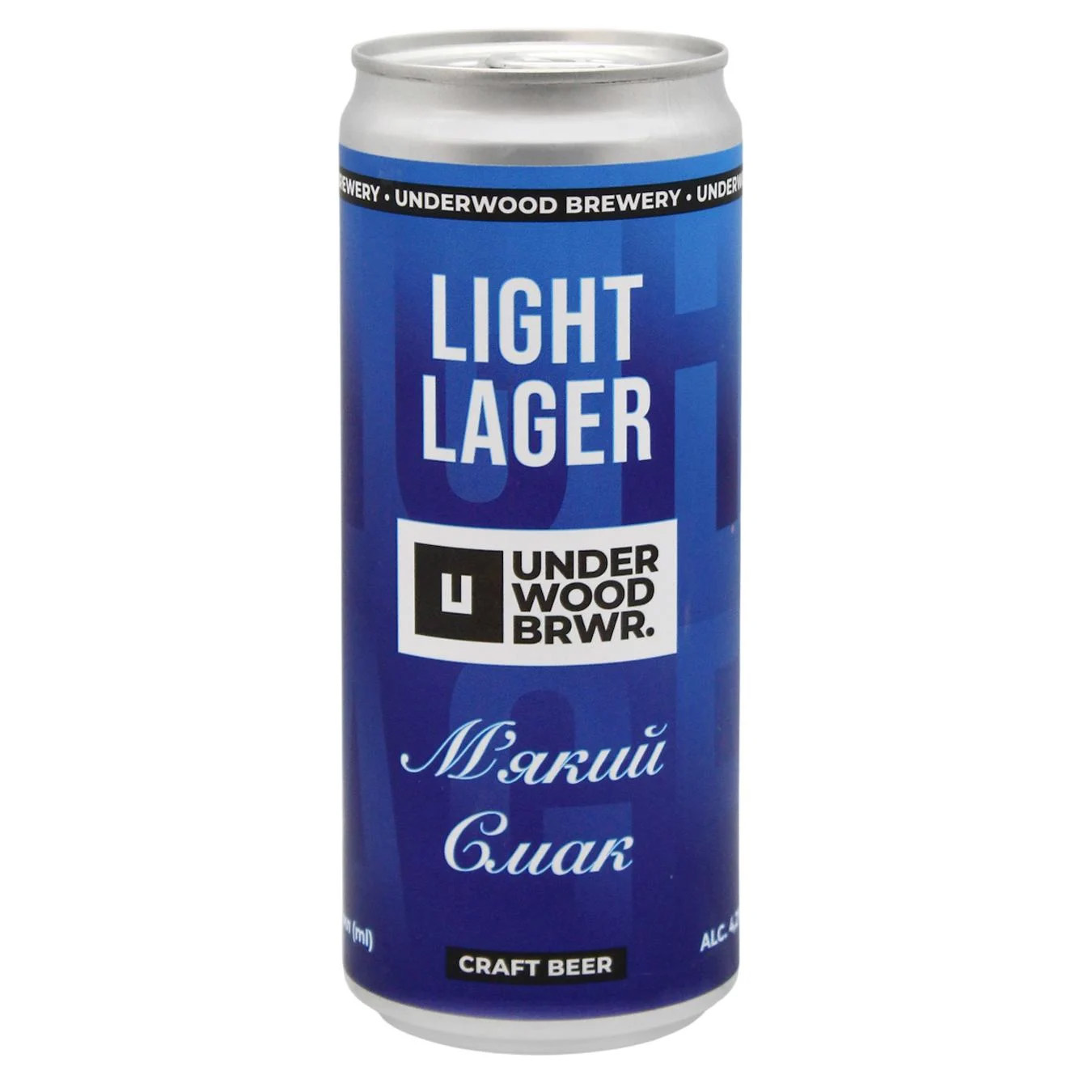 Underwood Light Lager світле нефільтроване 0,33 л