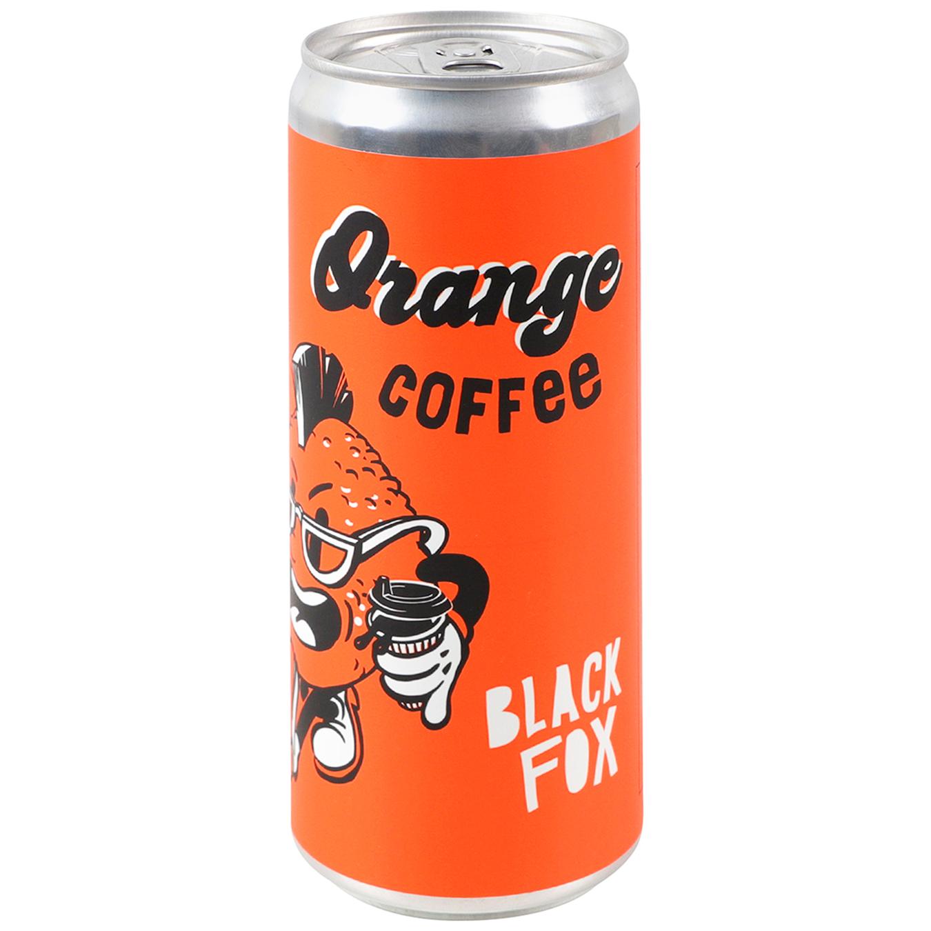 Газированный напиток Orange Coffee Black Fox 0,33 л