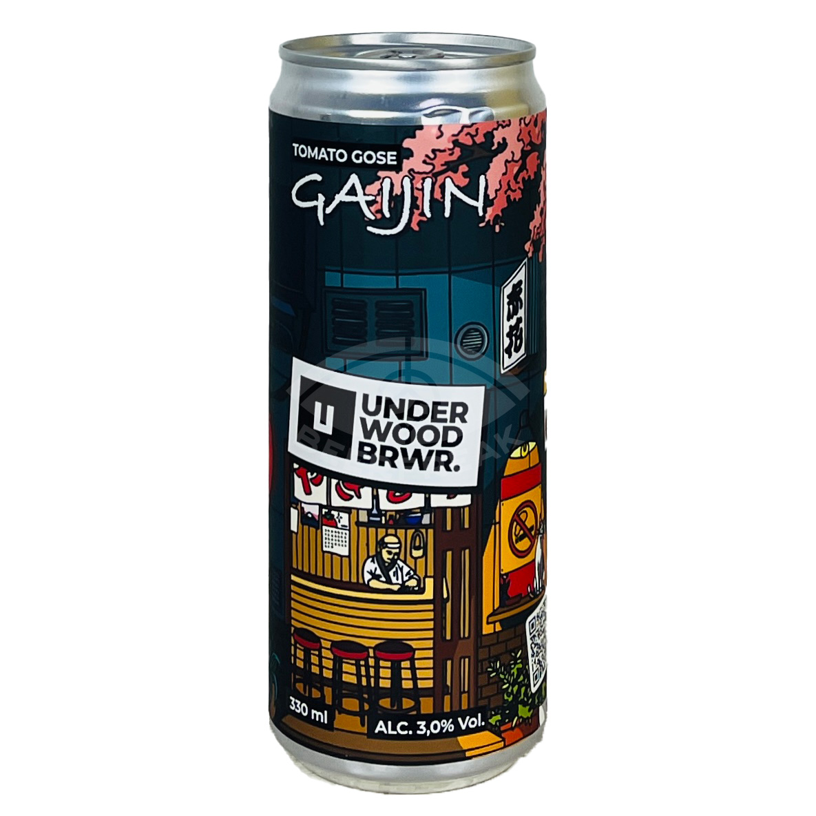 Пиво Underwood Gaijin світле нефільтроване 0,33 л