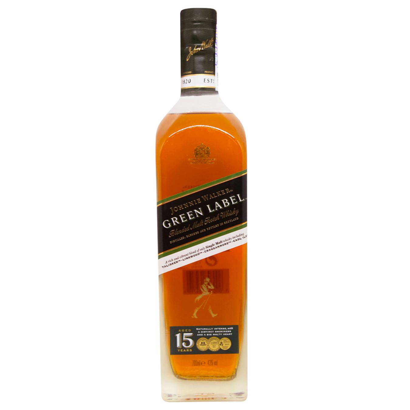 Віскі купажований солодовий Johnnie Walker Green Label (в коробці