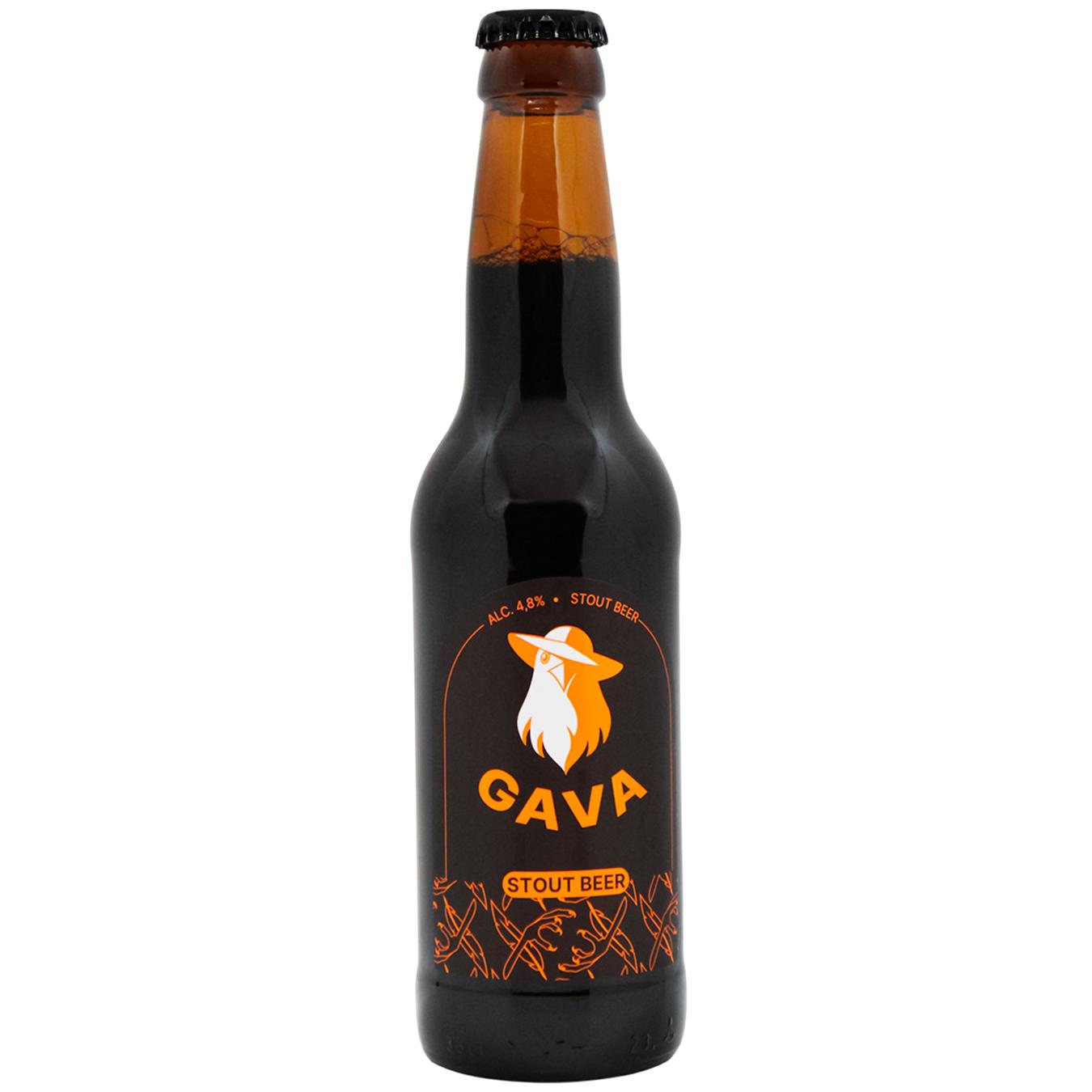 Gava Stout темне нефільтроване 0,33 л