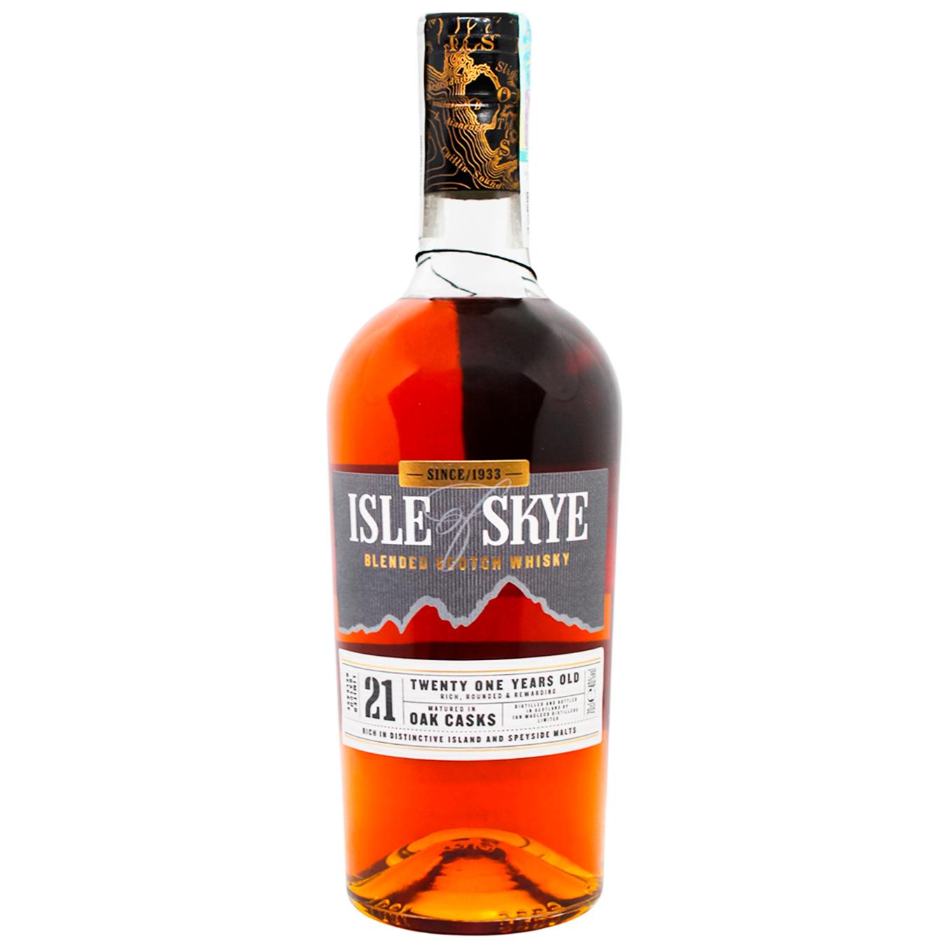 Віскі купажований бленд Isle of Skye 21 Y.O 0,7 л