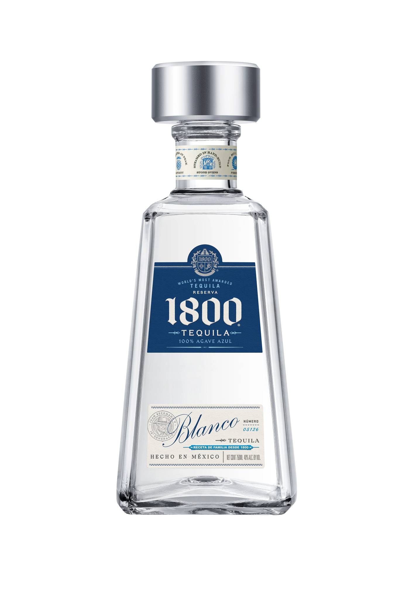 1800 Tequila、Moëtシャンパン、Cocaleroリキュールセット Текила 1800 Blanco 0,7 л