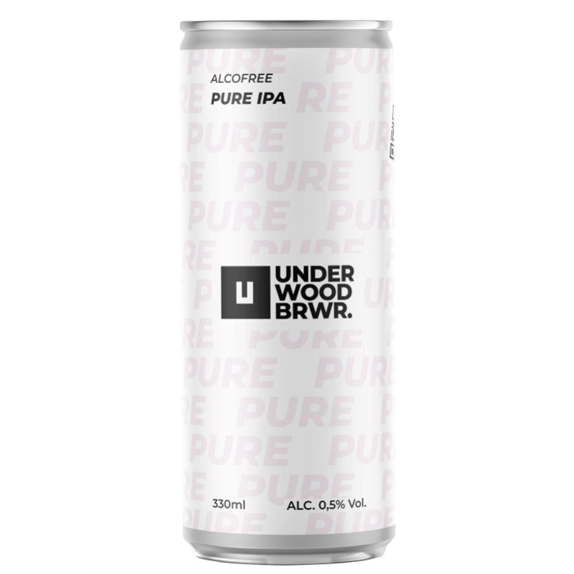 Underwood PURE IPA безалкогольне нефільтроване 0,33 л