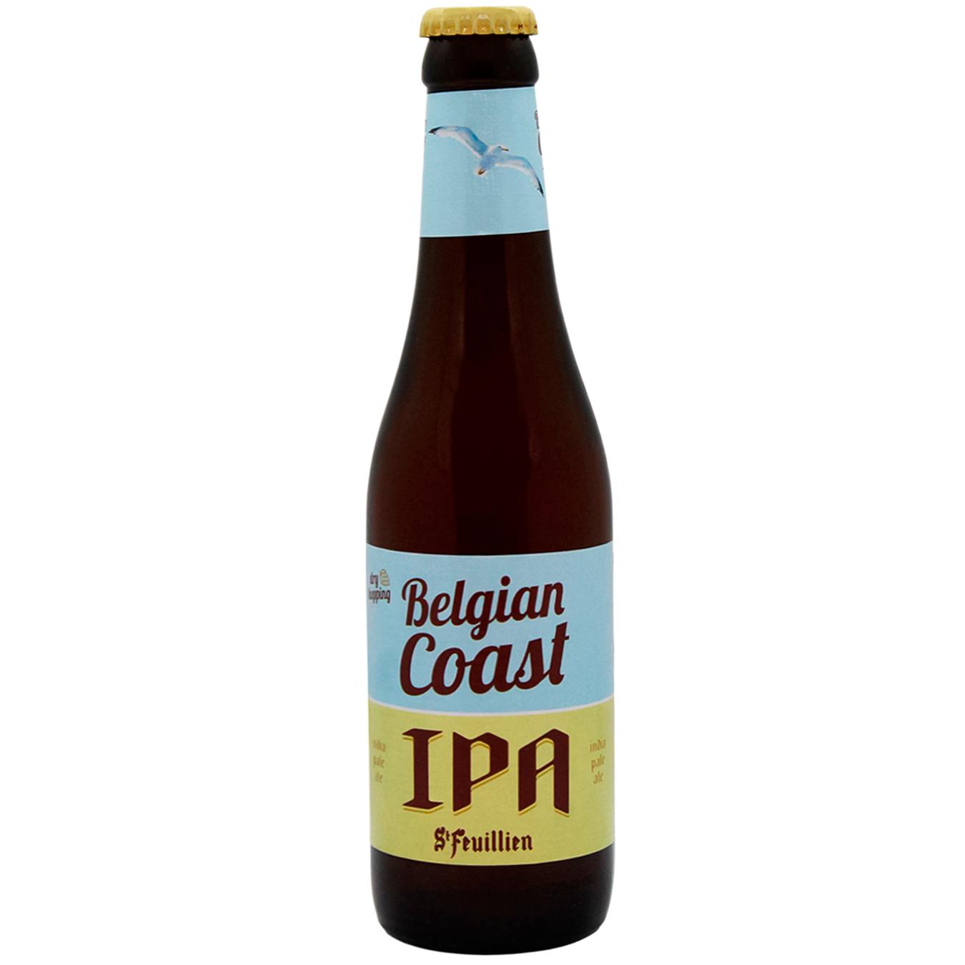 Пиво St-Feuillien Belgian Coast IPA світле фільтроване 0,33 л