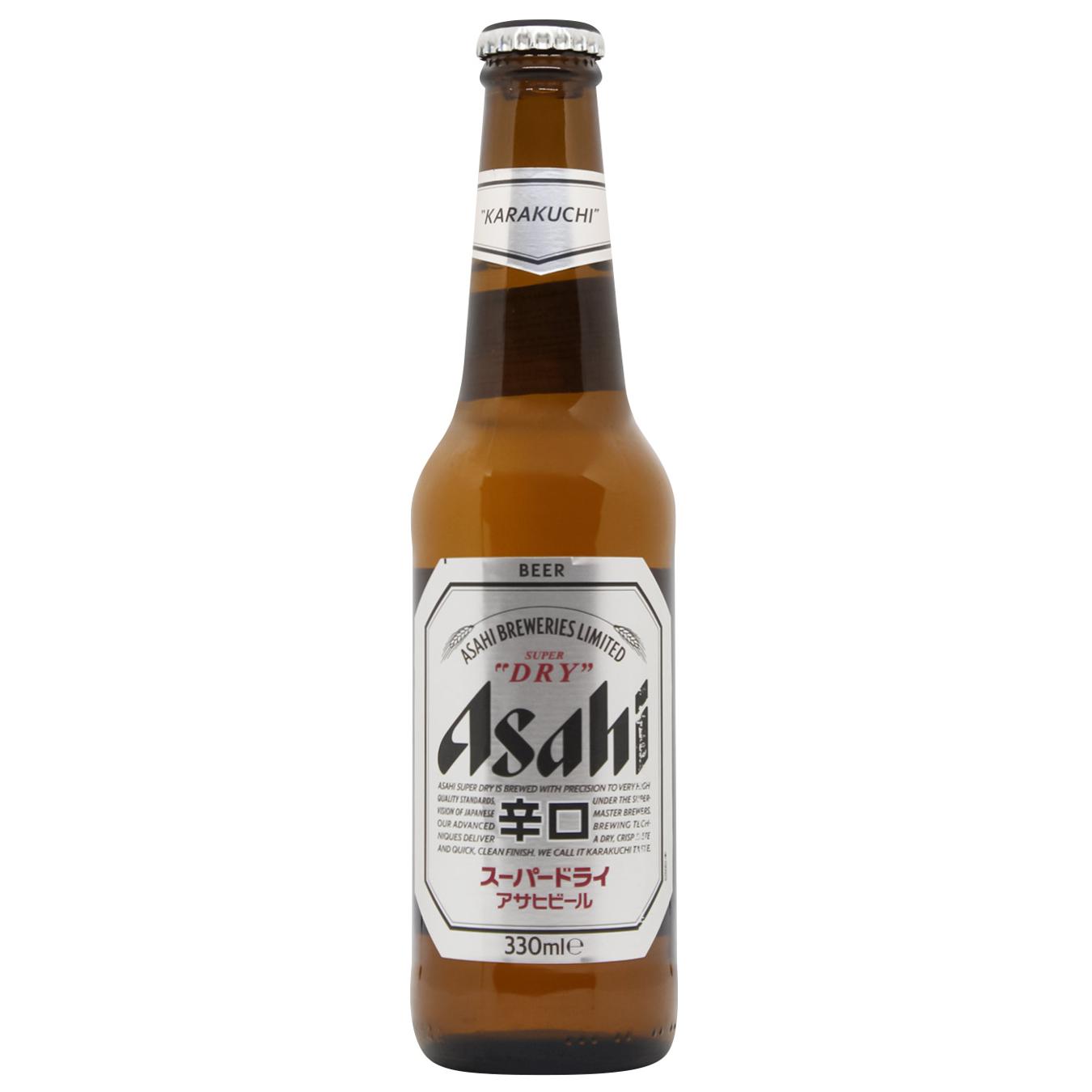 Пиво Asahi Super DRY світле фільтроване 0,33 л купити за найкращою