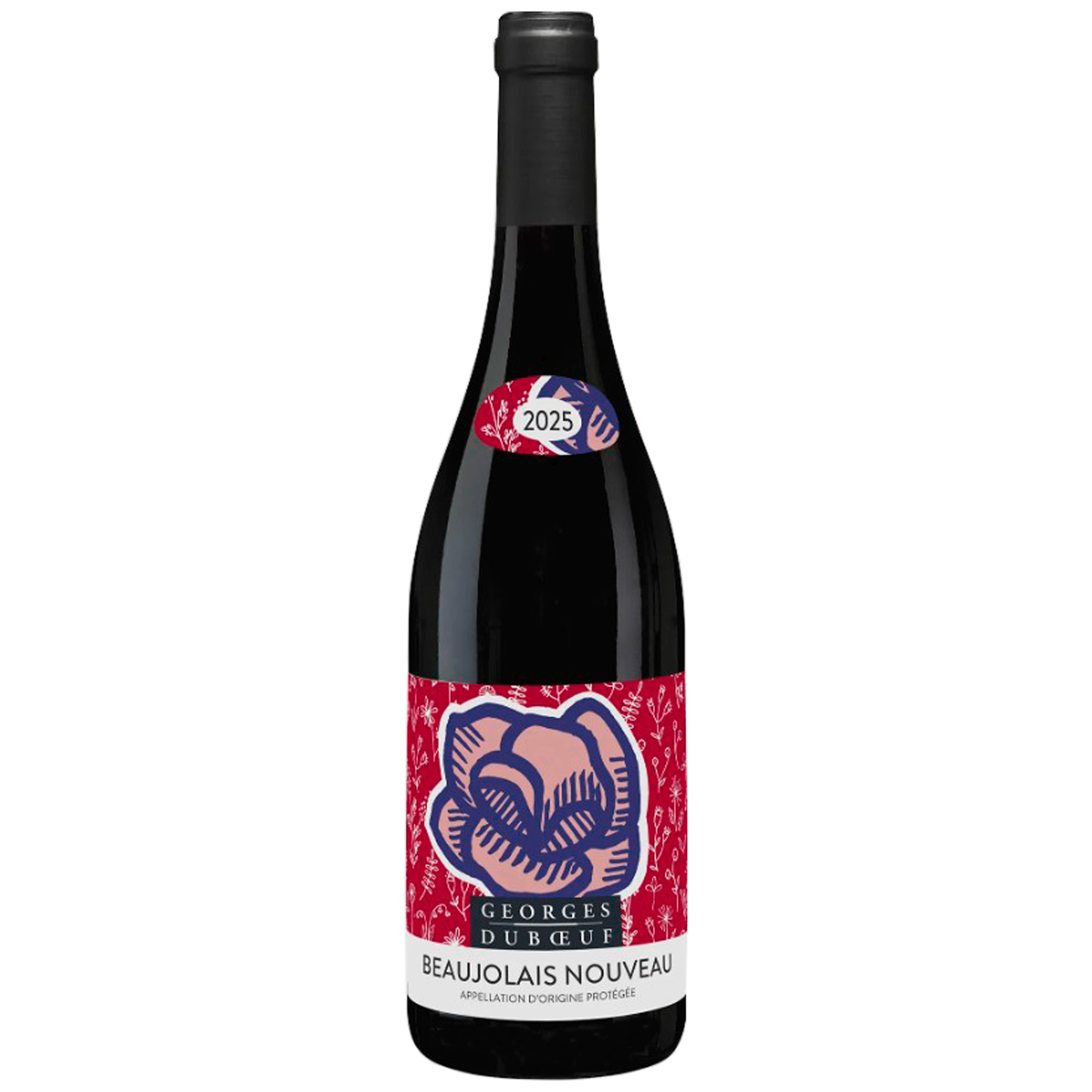 Вино сухе червоне George Duboeuf Beaujolais Nouveau 2025 0,75 л