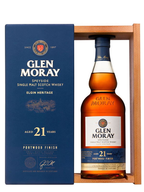 Виски односолодовый Glen Moray 21 Y.O 0,7 л