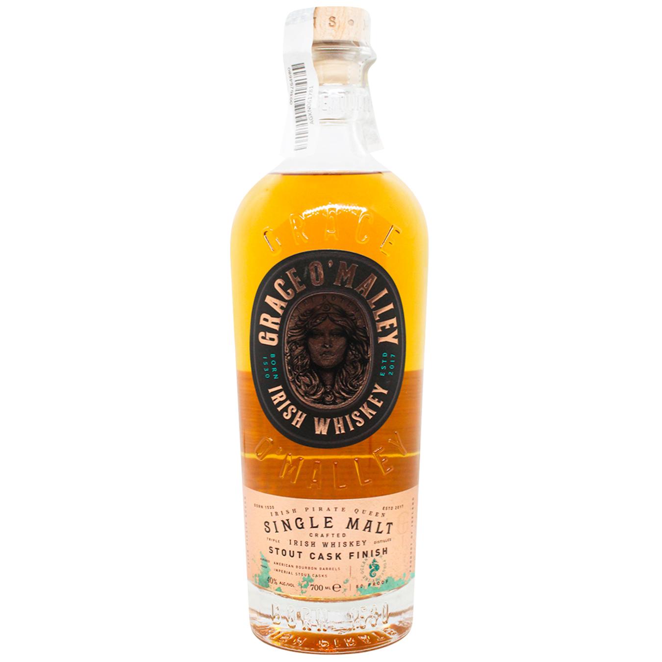 Виски односолодовый Grace O'Malley Single Malt Stout Cask 0,7 л