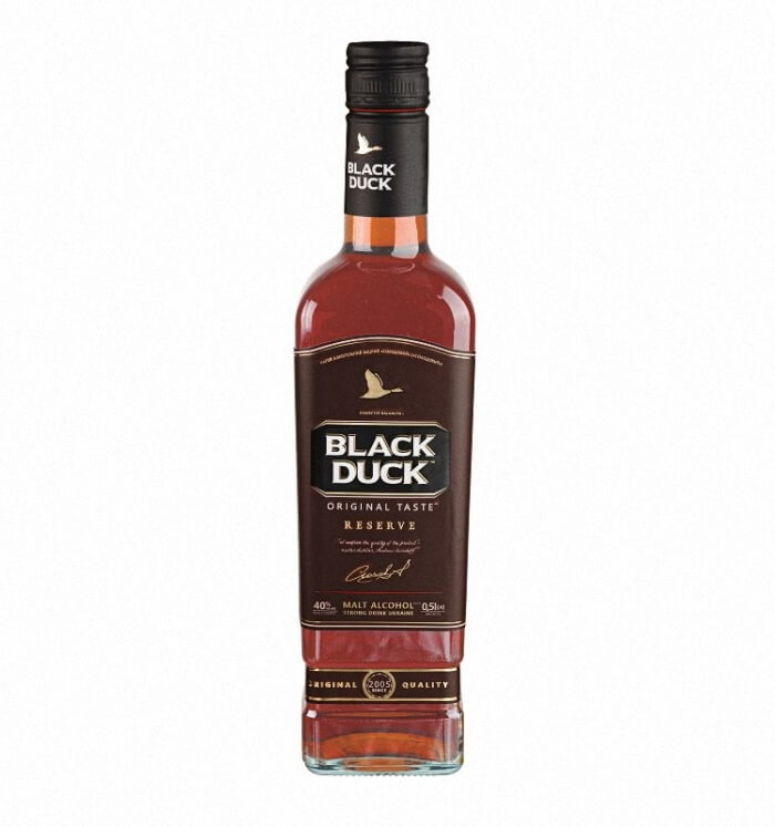 Black Duck поєднання віскі з напоями та закусками