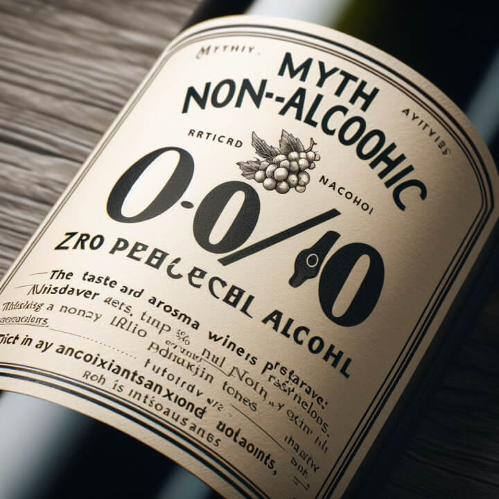 Безалкогольное вино абсолютно не содержит алкоголь
