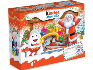 Подарунковий набір новорічний "Посилка" Kinder Mix фото