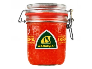 Икра лососевая зернистая Шаланда (стеклянная банка) 350 г