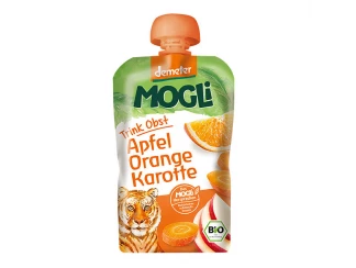 Пюре фруктове органічне (яблуко, апельсин, морква) Mogli фото