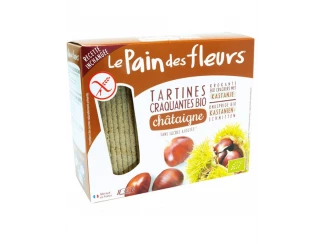 Хлібці органічні хрусткі з каштану Le Pain des Fleurs Euro-Nat фото