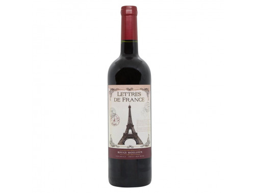 Вино полусладкое красное Maison Bouey Lettres de France Rouge Moelleux 0,75 л