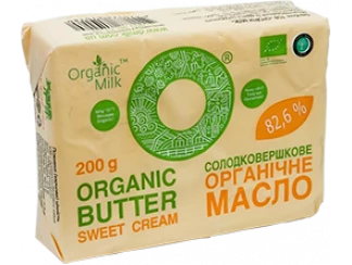 Масло сладкосливочное Organic Milk 82.6% фото