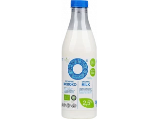 Молоко коровье пастеризованное Organic Milk 2.5% фото