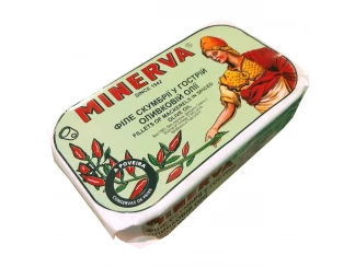 Скумбрия филе в остром оливковом масле Minerva