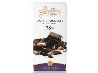 Чорний шоколад 78% Butlers фото