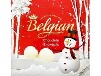 Цукерки з білого шоколаду Winter Snowballs Belgian Chocolat фото