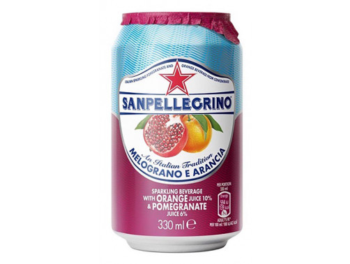 Sanpellegrino Melograno Arancia лимонад 0,33 л купить по лучшей цене в ...