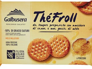 Печиво пісочне Thе Froll з тростинним цукром і медом Galbusera фото