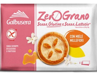 Песочное печенье Zerograno с медом без глютена Galbusera фото