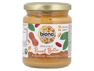 Арахисовая паста хрустящая без соли Biona Organic фото