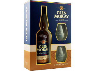 Glen Moray Chardonnay Cask (gift box + 2 Glasses) фото