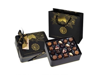 Цукерки шоколадні Асорті Праліне Gold & Black Bolci фото