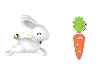 Шпильки Metalmorphose Bunny & Carrot фото