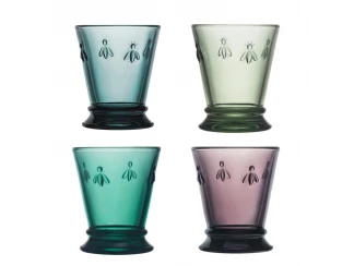 Набір La Rochere з 4 склянок різних кольорів фото