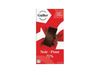 Черный шоколад 70% какао Galler фото