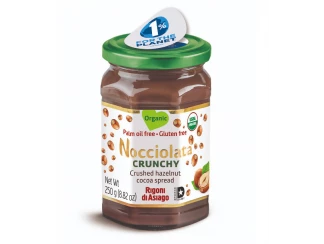 Органічна шоколадно-горіхова паста хрустка  NOCCIOLATA фото