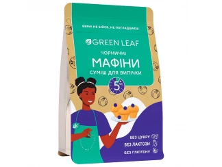 Смесь для выпечки Черничные мафины Green Leaf 300 г