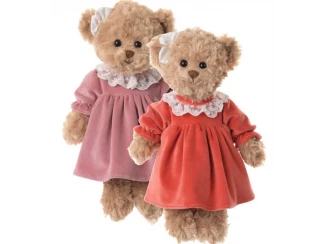 Плюшевая игрушка медвежонок Lisen Orange Dress фото