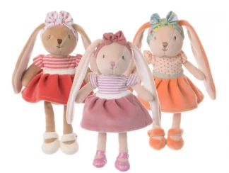 Плюшевая игрушка кроленя Little Bunny Sisters Red фото