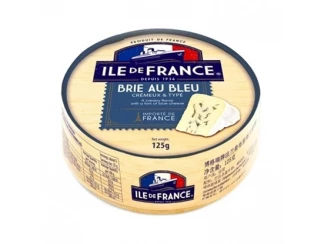 Сыр с белой и голубой плесенью Brie au bleu Ile de France фото