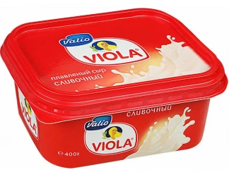 Сыр плавленый сливочный без глютена Viola Valio фото